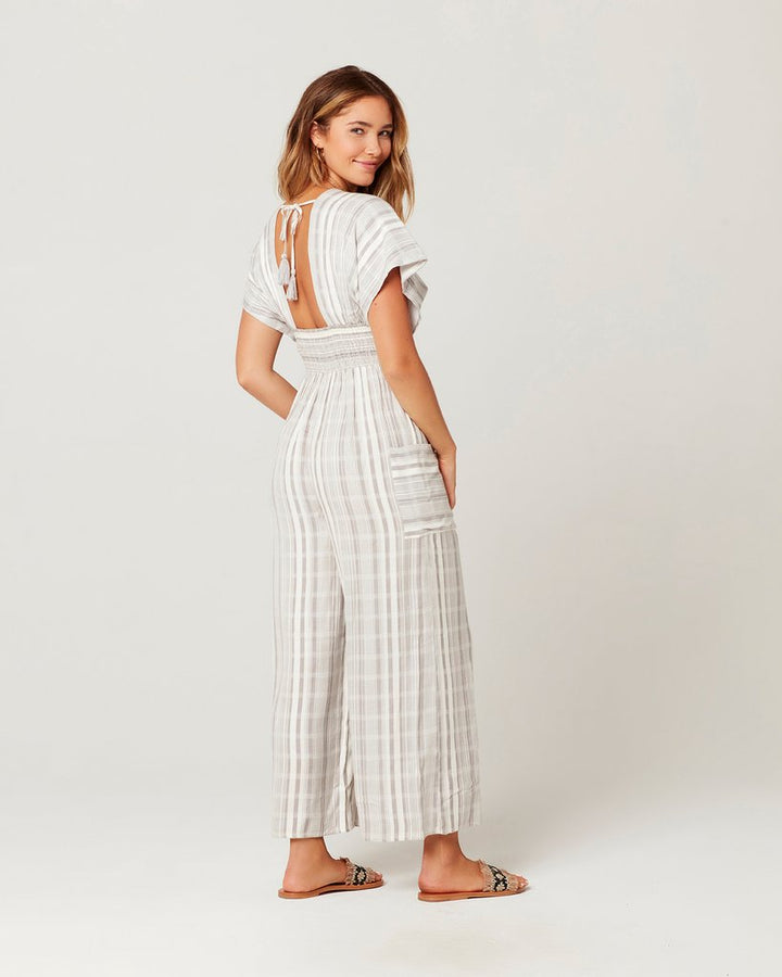 L*Space - Doheny Jumper in Pebble PCH Stripe Default