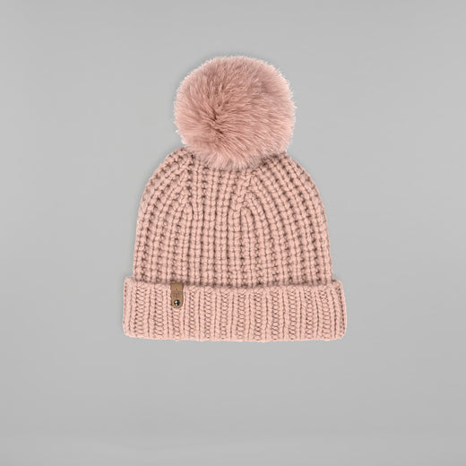 Mackage- Doris Removable Fur Pom Pom Hat Petal O/S
