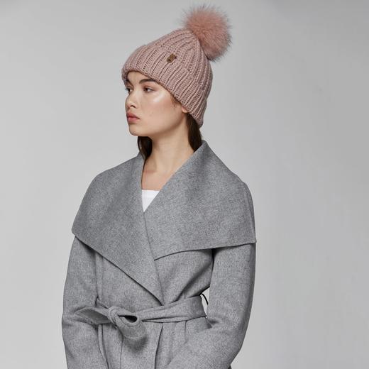 Mackage- Doris Removable Fur Pom Pom Hat Petal O/S