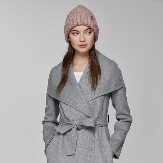 Mackage- Doris Removable Fur Pom Pom Hat Petal O/S