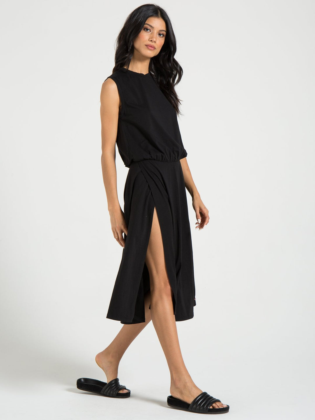 n:PHILANTHROPY - Bloom Dress in Black Cat