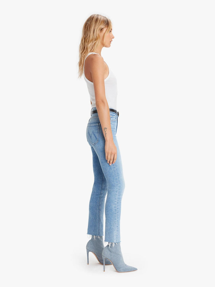 Mother Denim - Mid Rise Dazzler Ankle Fray Jeans in Dropping In
