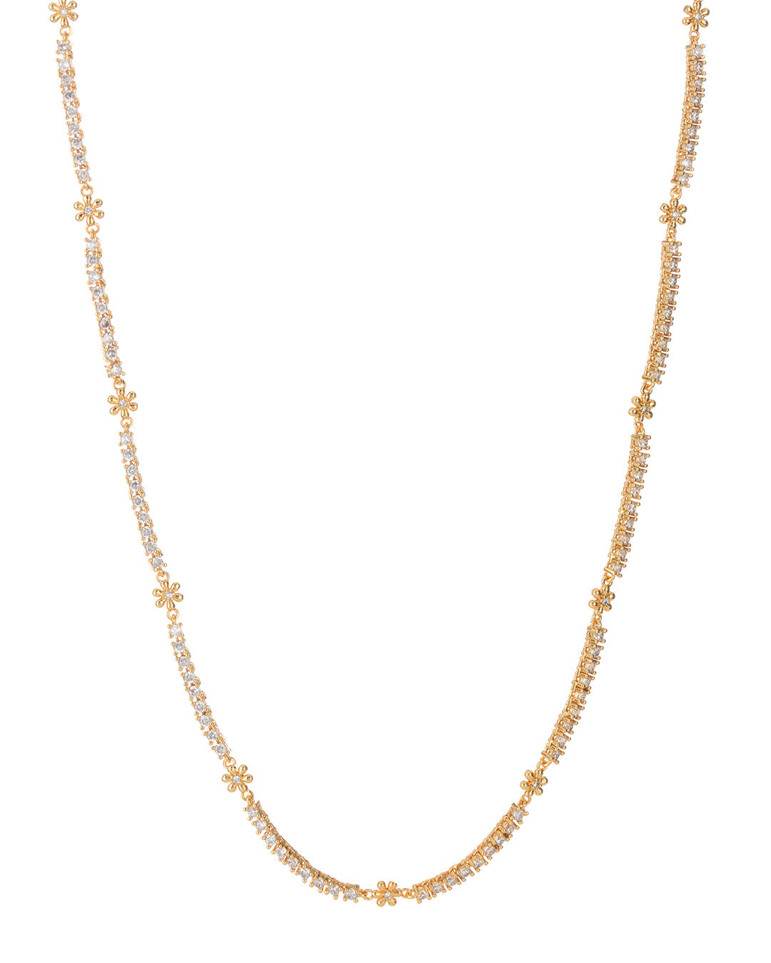 LUV AJ - Daisy Ballier Chain Necklace in Gold