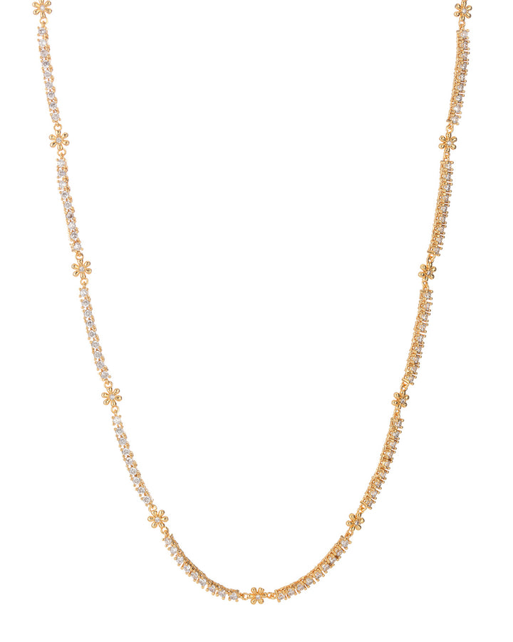LUV AJ - Daisy Ballier Chain Necklace in Gold