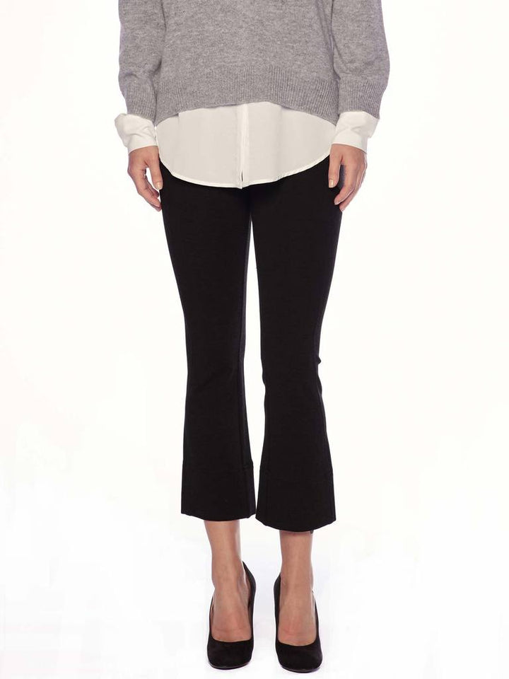 Brochu Walker - Danis Cropped Flare Pant in Black Onyx Default