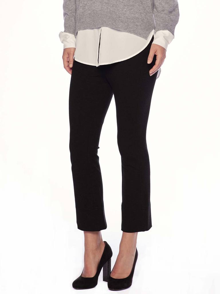 Brochu Walker - Danis Cropped Flare Pant in Black Onyx Default