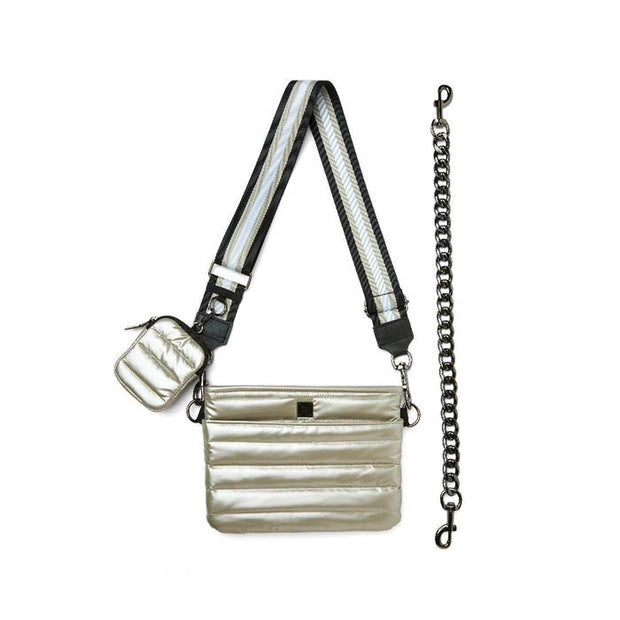 Think Royln - Downtown Crossbody in Pearl Champagne