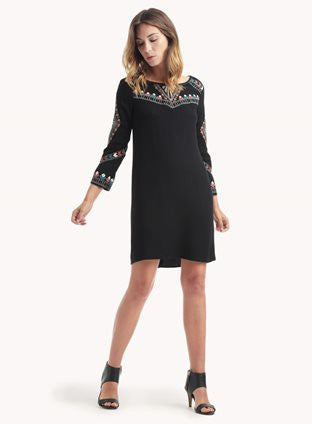 Ella Moss Joss Dress in Black at Blond Genius - 1