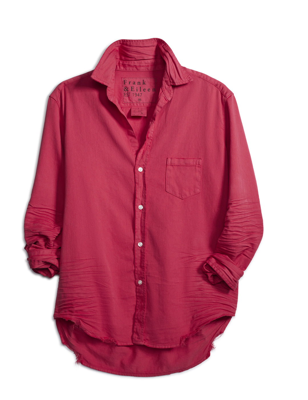 Frank & Eileen - Eileen Woven Button Up in Kiss