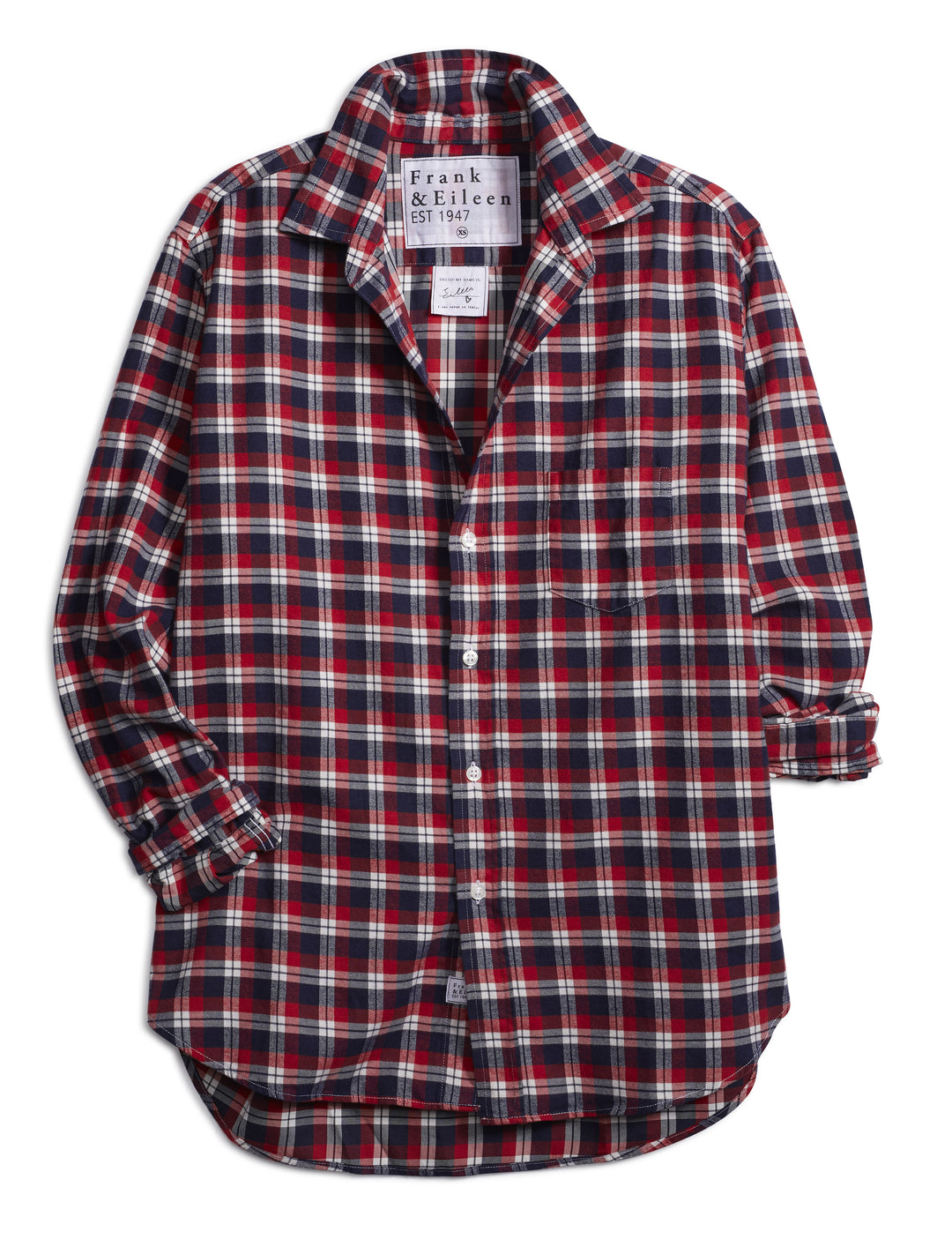 Frank & Eileen - Eileen Woven Button Up in Red, Blue, White Plaid
