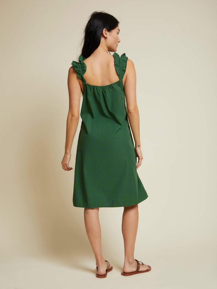 Nation LTD - Elena Frilly Ruffle Midi in Vogue