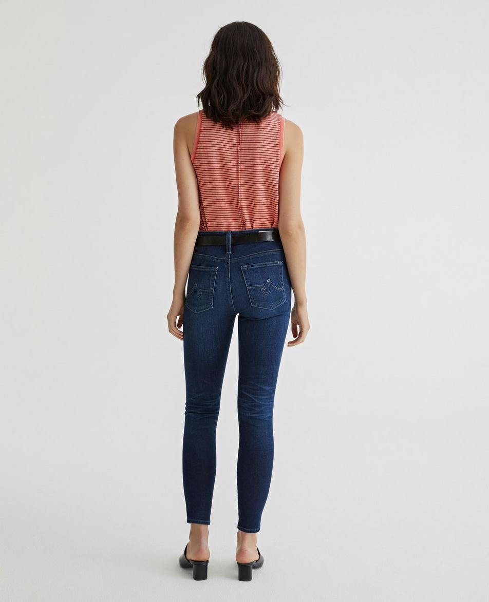 AG - Farrah Skinny Ankle Jeans in 4 Years Deep Willows