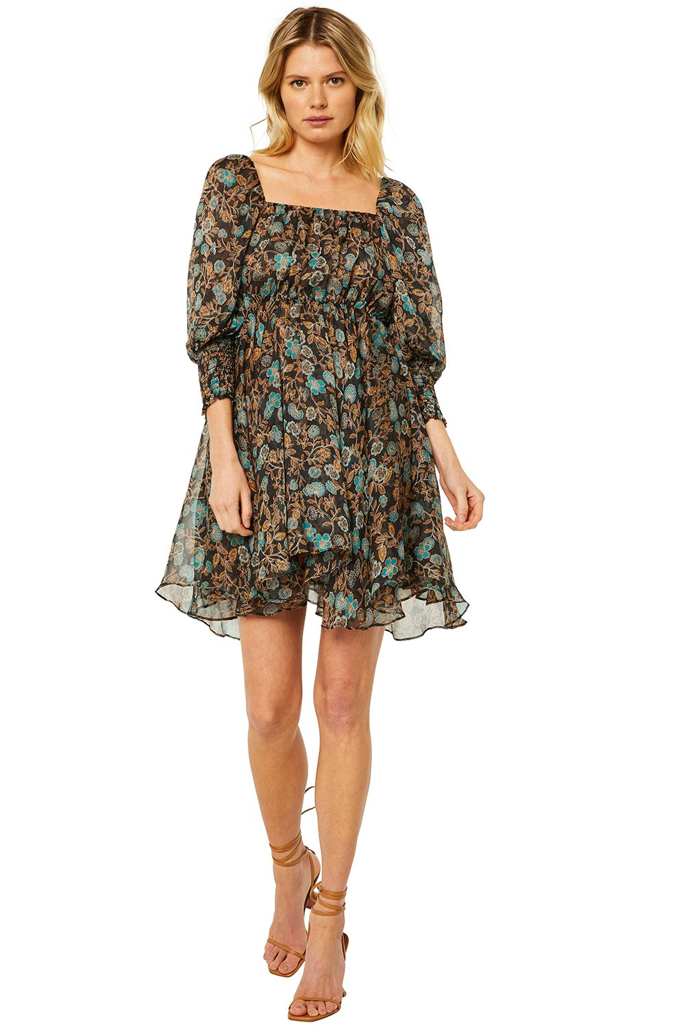 Misa - Ellie Dress in Goldleaf Floral