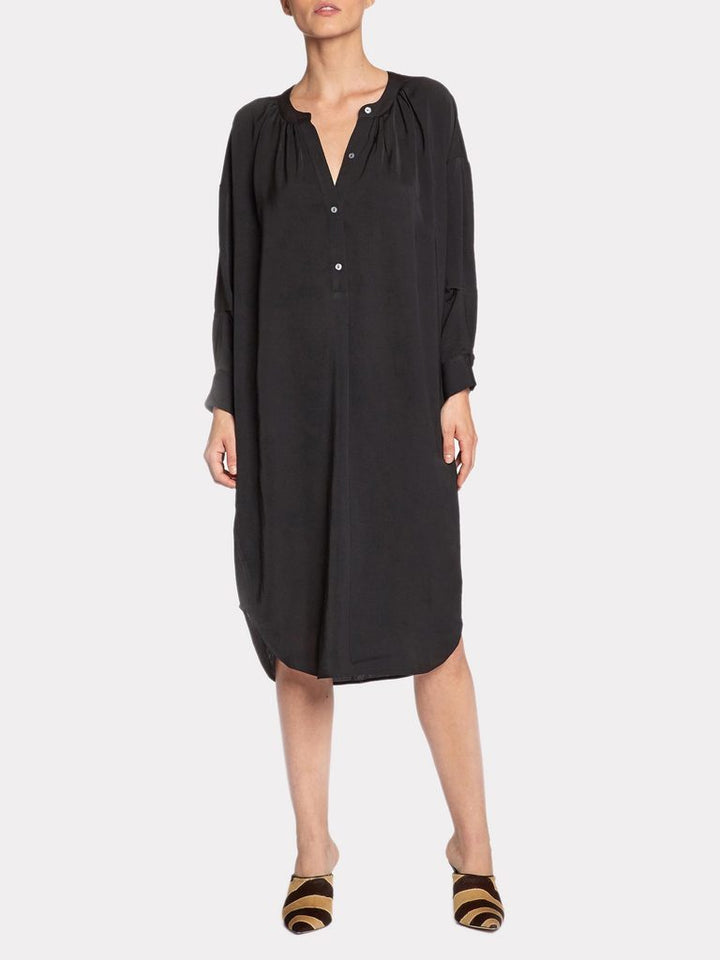 Brochu Walker - Madsen Shirtdress in Black Onyx