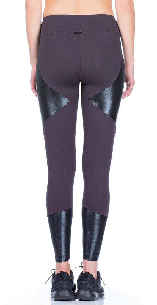 Koral KOR - Forge High Rise Legging Dark Plumw/ Black A2088HES04 at Blond Genius - 3