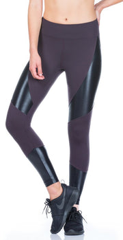 Koral KOR - Forge High Rise Legging Dark Plumw/ Black A2088HES04 at Blond Genius - 2
