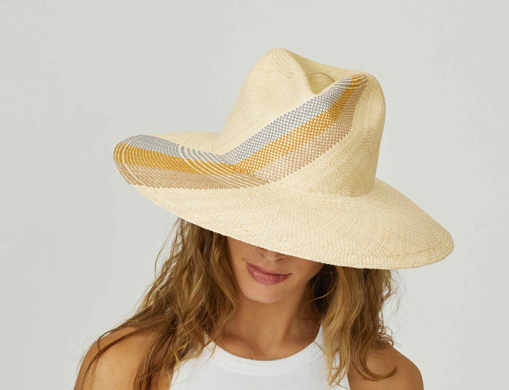 Freya - Sunrise Hat in Tangerine Multi