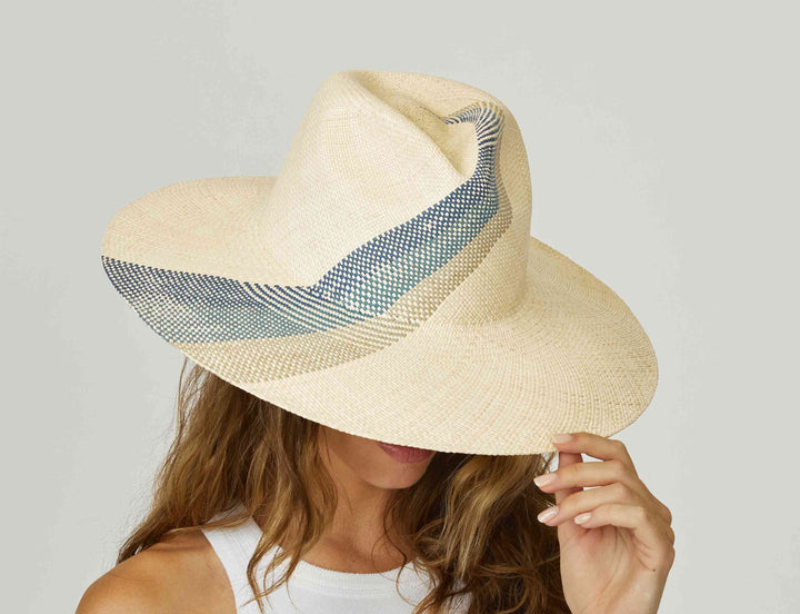Freya - Sunrise Hat in Aqua Multi