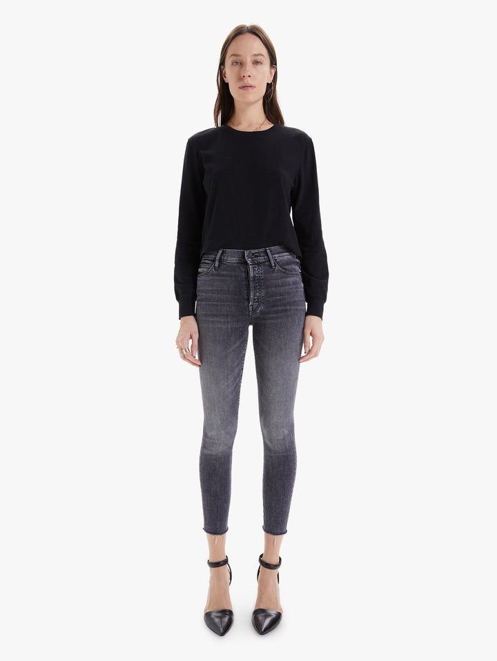 Mother Denim - The Stunner Ankle Fray Skinny Jean in Friday the 13th