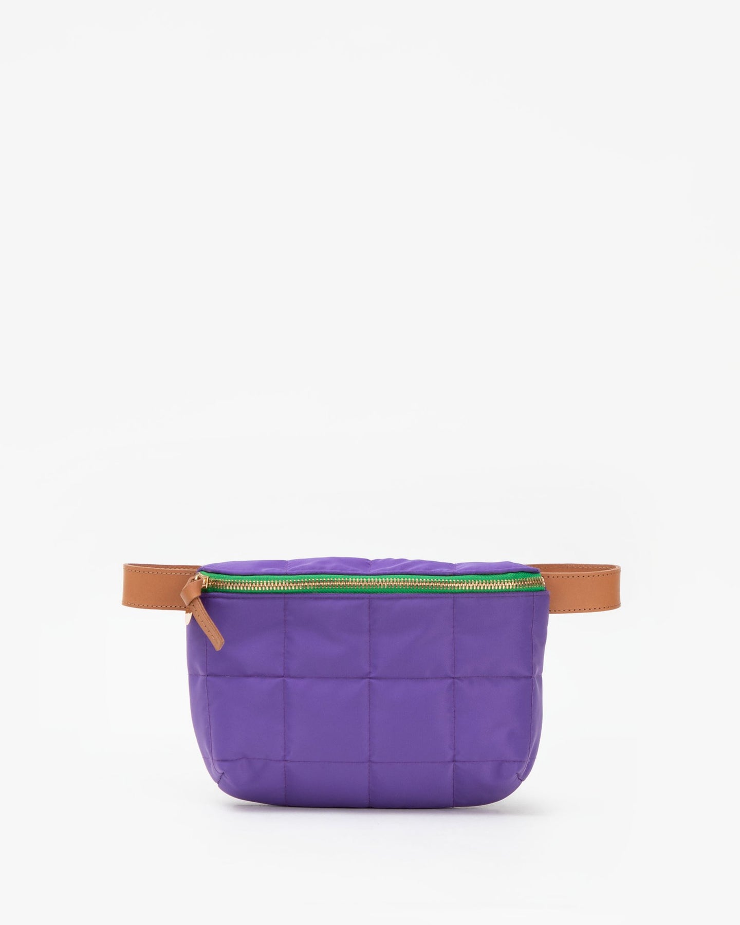 Clare V. - Fanny Pack in Iris Quilted Puffer