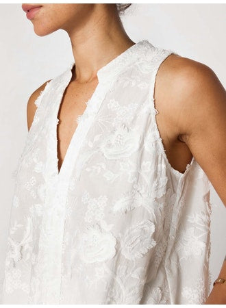 Brochu Walker - Francine Top in Ivory Tops
