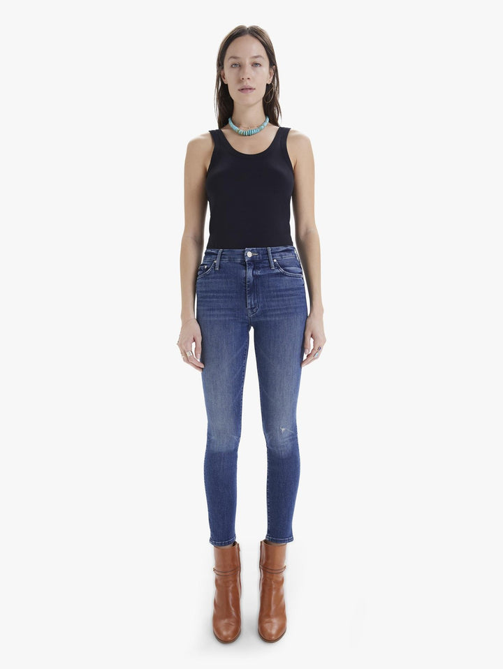 Mother Denim - High Waisted Looker Skinny Jeans in Getalongs