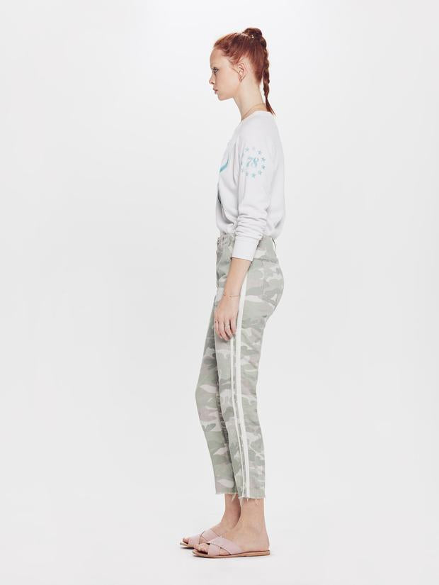 MOTHER DENIM - The Shaker Chop Crop Pant in Desert Print