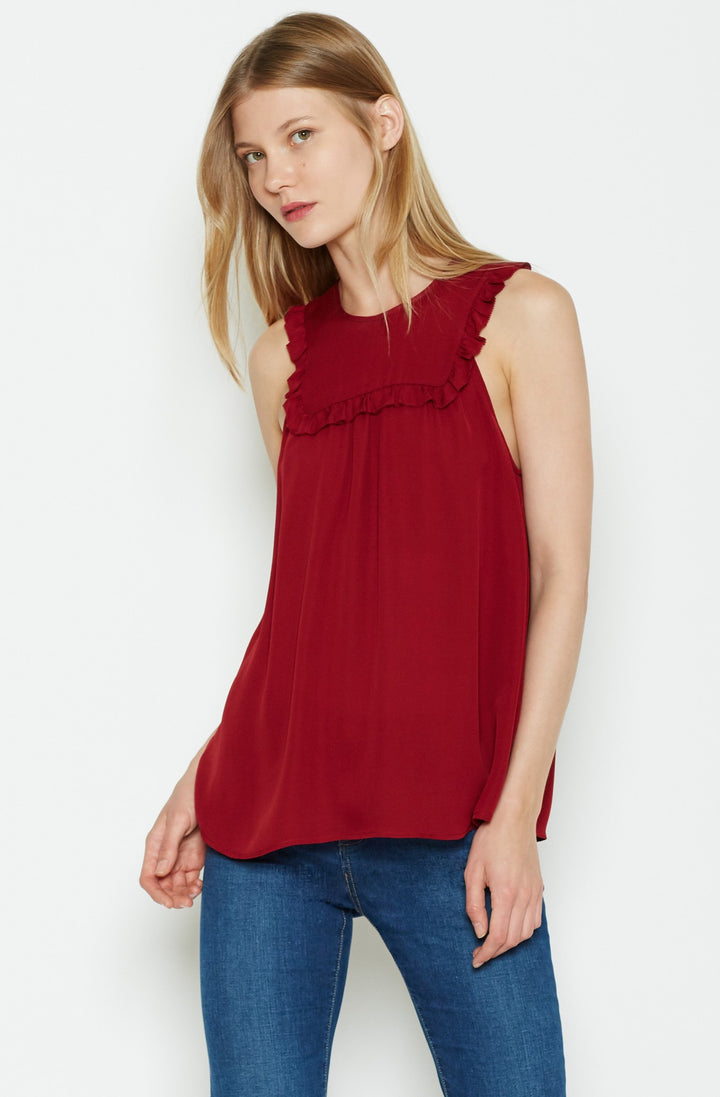 Joie JOIE - Gemini Silk Top at Blond Genius - 1