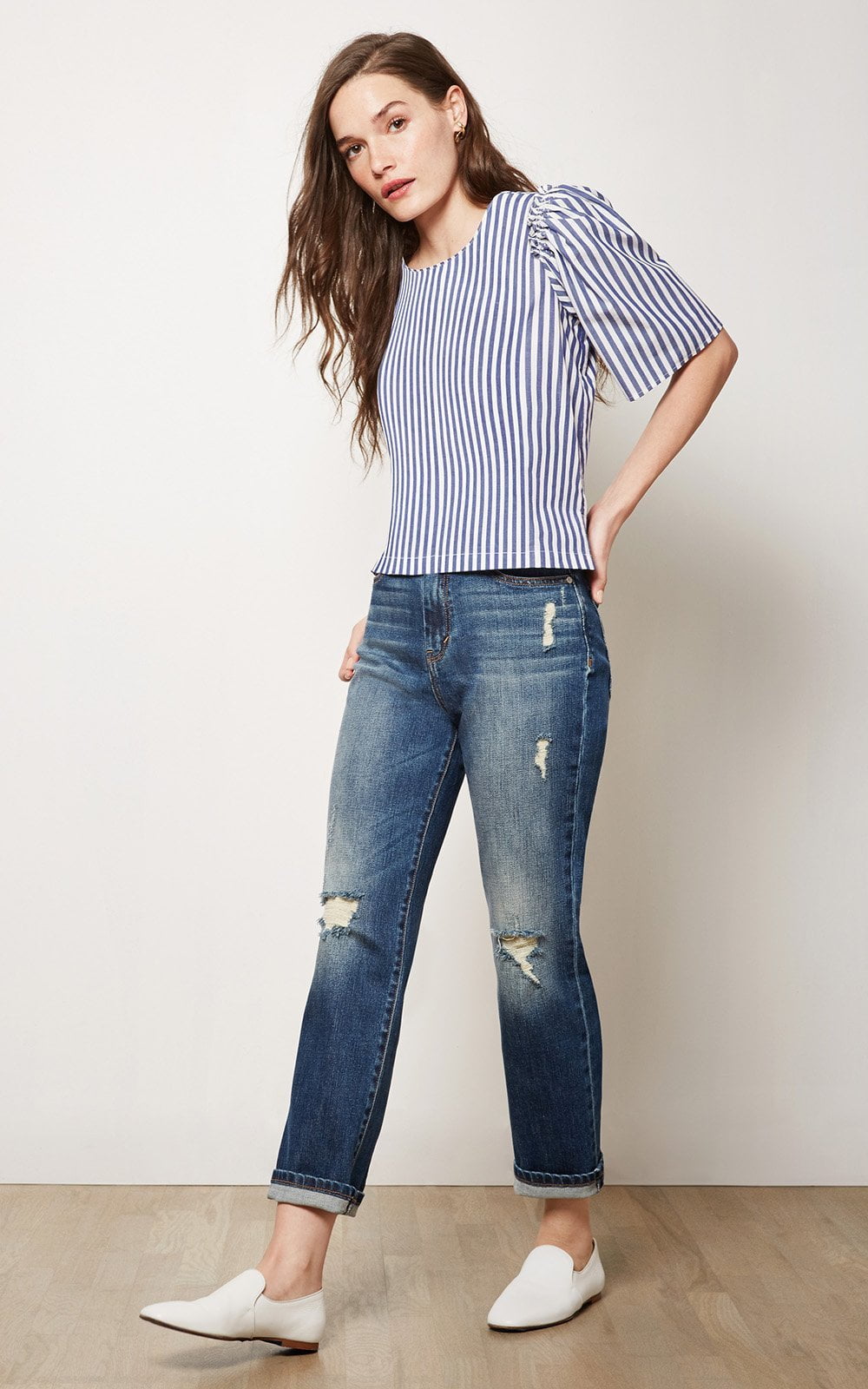 Habitual- Valeria Full Sleeve Crop