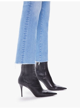 Mother - The Hustler Ankle Fray in High-Life Denim