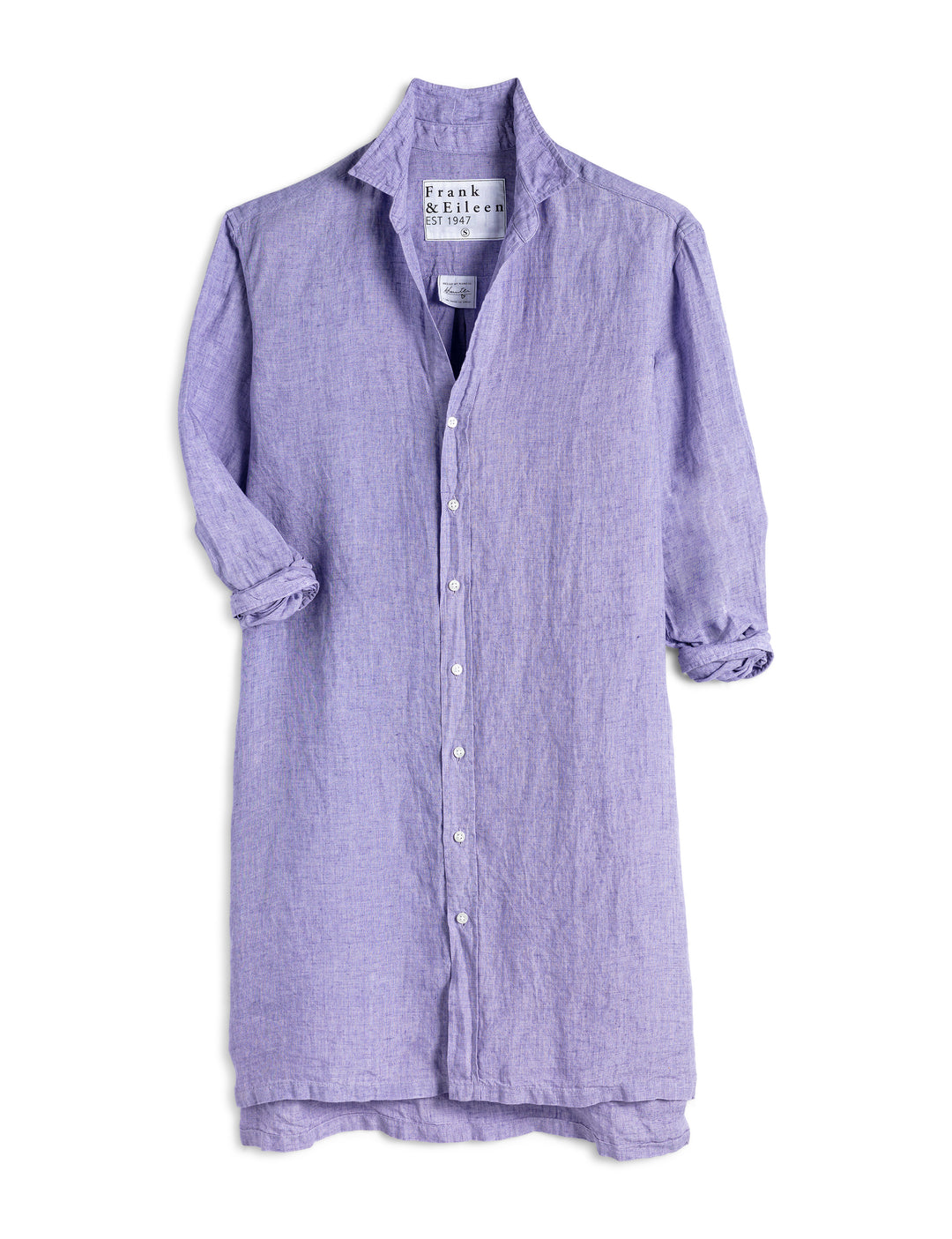 Frank & Eileen - Hunter Woven Button Up Dress in Purple