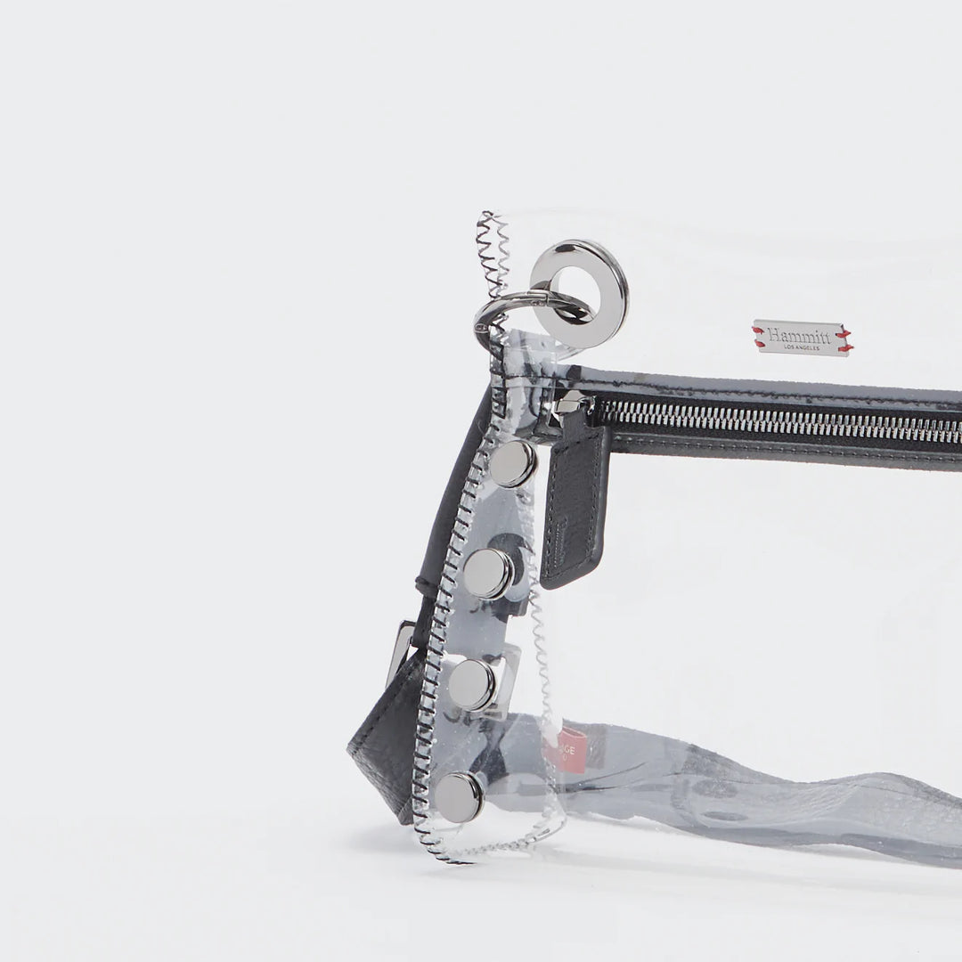 Hammitt Los Angeles - Tony Small in Clear Black with Gunmetal
