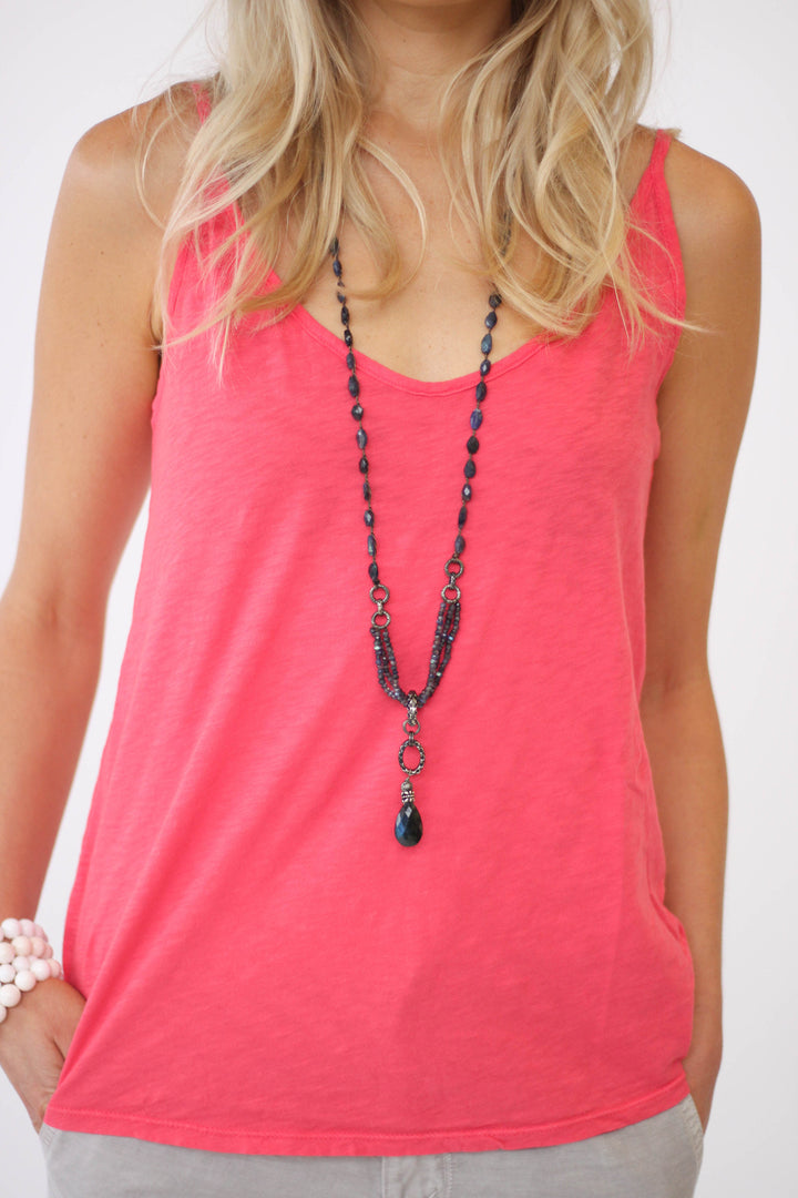 Velvet Emmalee Tank in Flirty Color at Blond Genius - 1