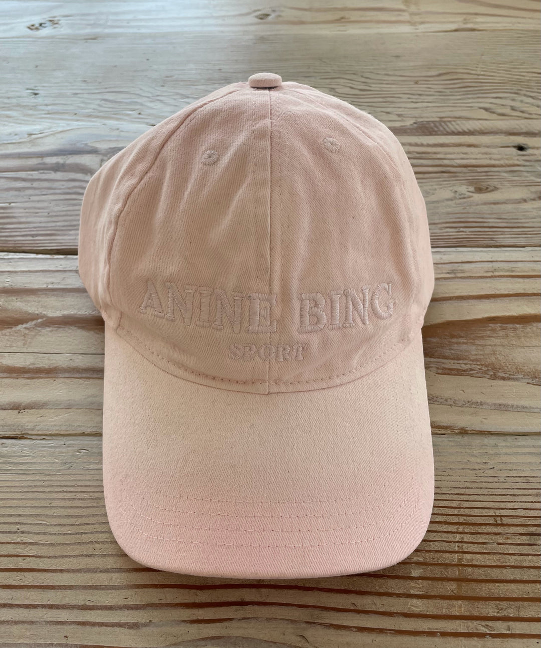 Anine Bing - Jeremy Baseball Cap in Washed Pink