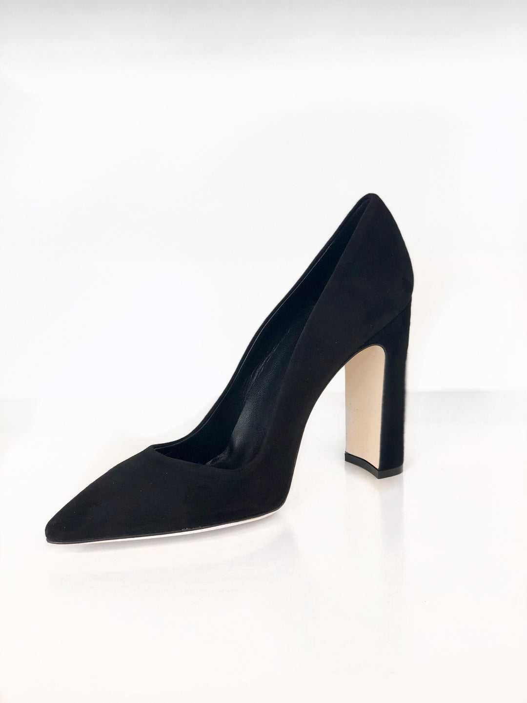 Dee Keller- Parker Pointed Toe Pump Black Suede