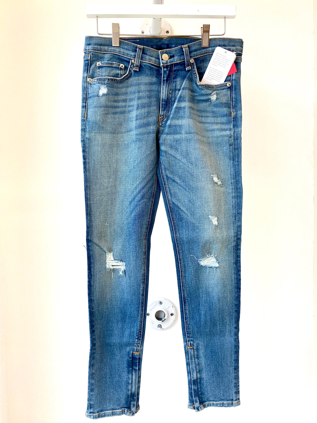 Rag & Bone - Zipper Capri in Shredded