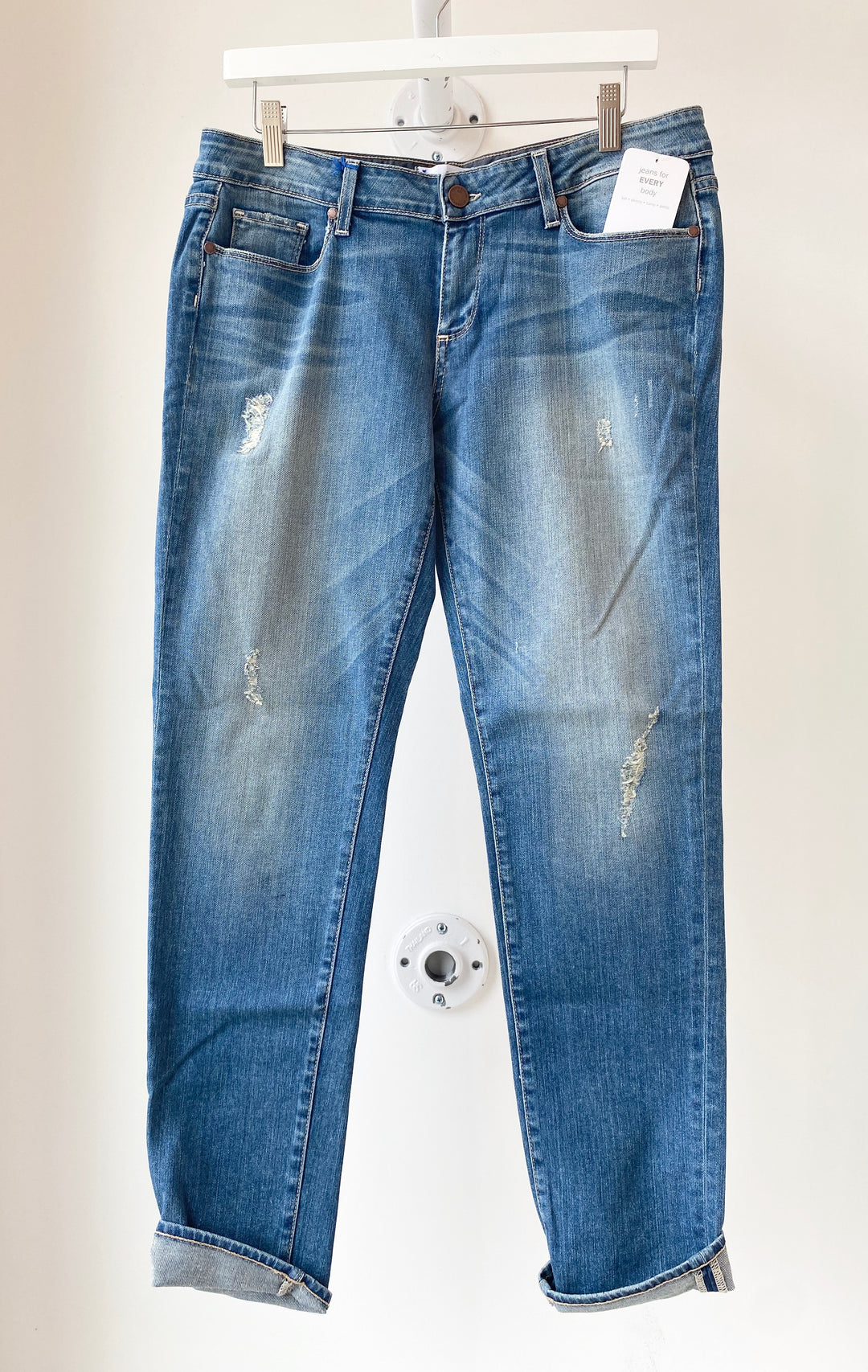Paige Premium Denim - Jimmy Jimmy Boyfriend Skinny in Hendrix