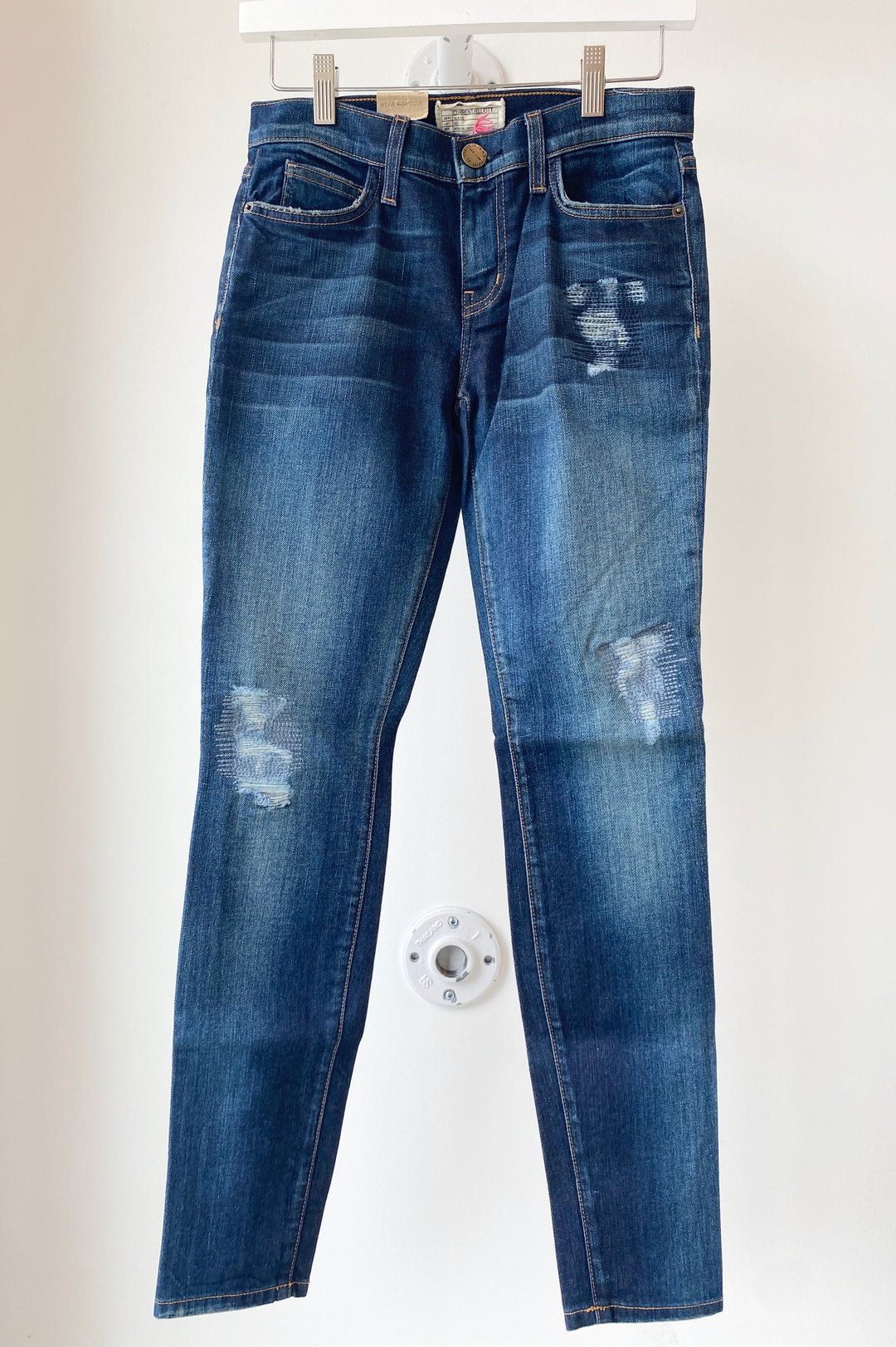 Current Elliott - The Ankle Skinny in Old Blue Repair