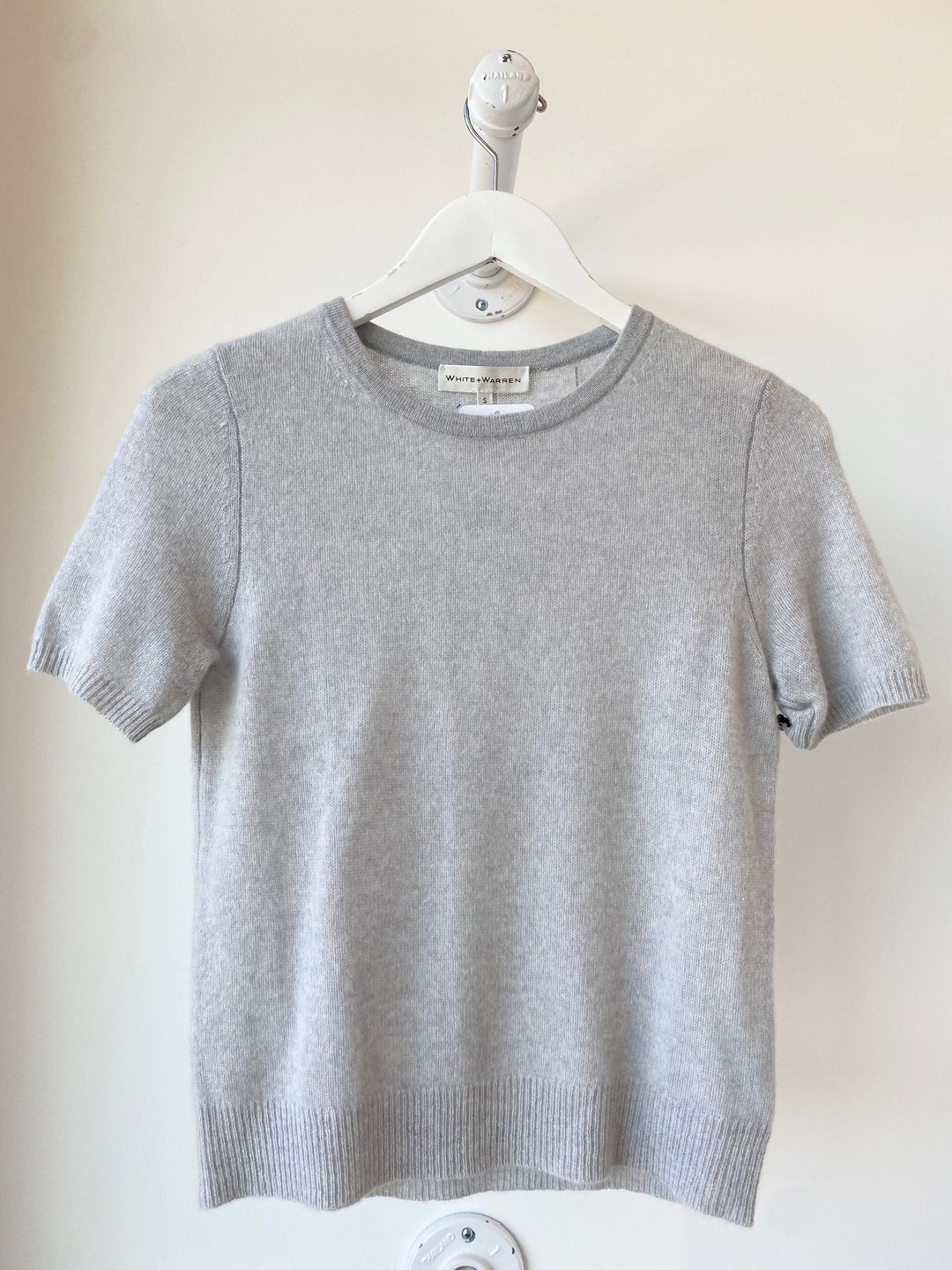 White + Warren - Fitted Tee Bluebell Heather