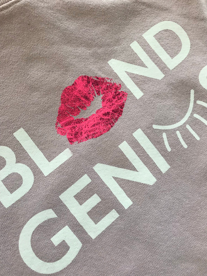 Blond Genius - Foil Kiss Rose Sweatshirt