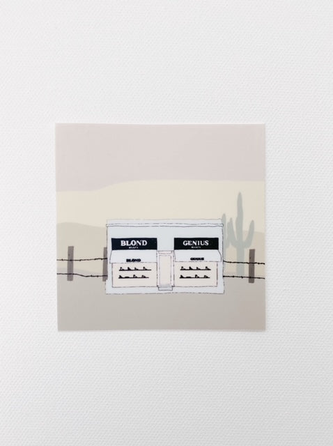 Blond Genius - Blond Genius Marfa Sticker