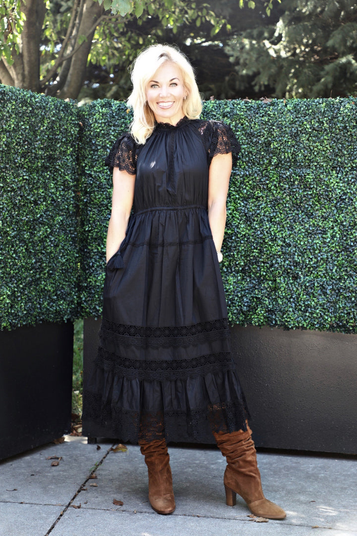 ULLA JOHNSON - Octavia Dress in Noir