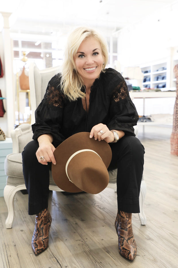ULLA JOHNSON- Gemma Blouse Noir