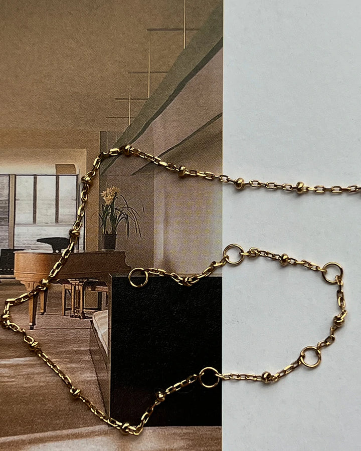 Luv AJ - Mondays at Teddy's Anklet in Gold