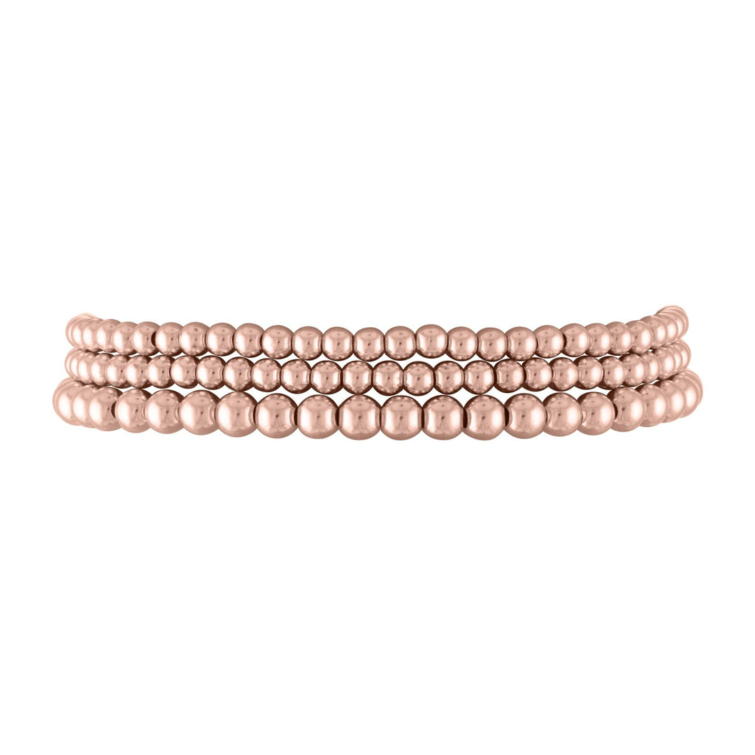 Alexa Leigh - 3MM Rose Gold Ball Bracelet