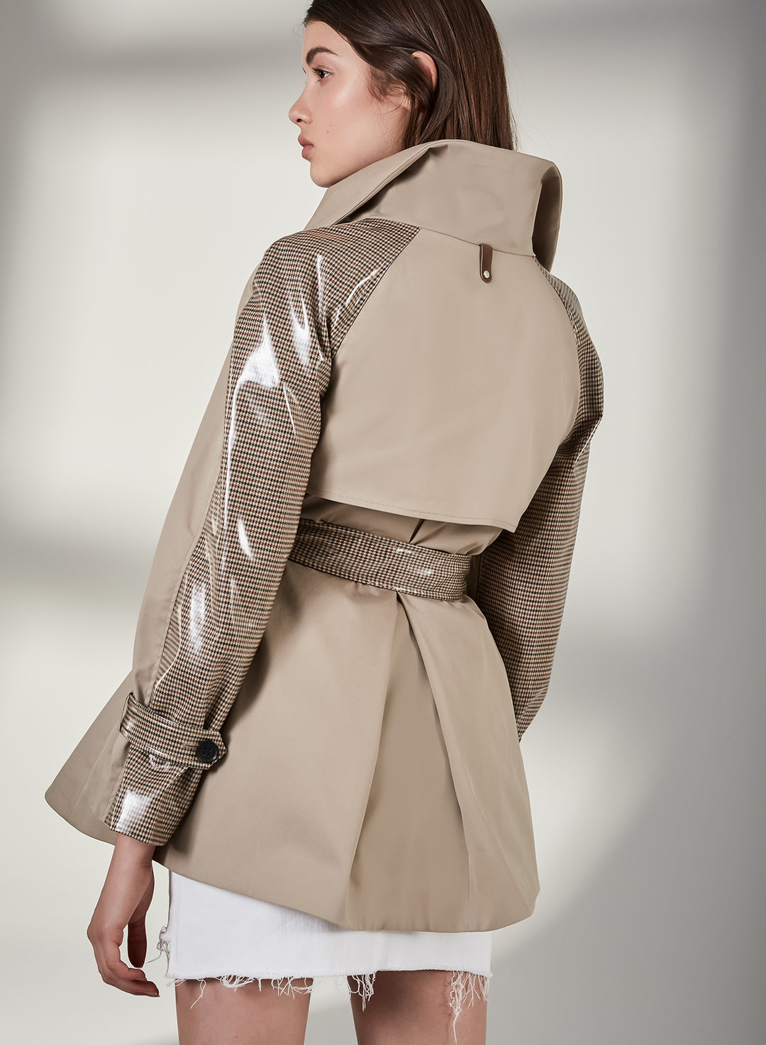 MACKAGE - Iva Belted Trench Coat in Sand