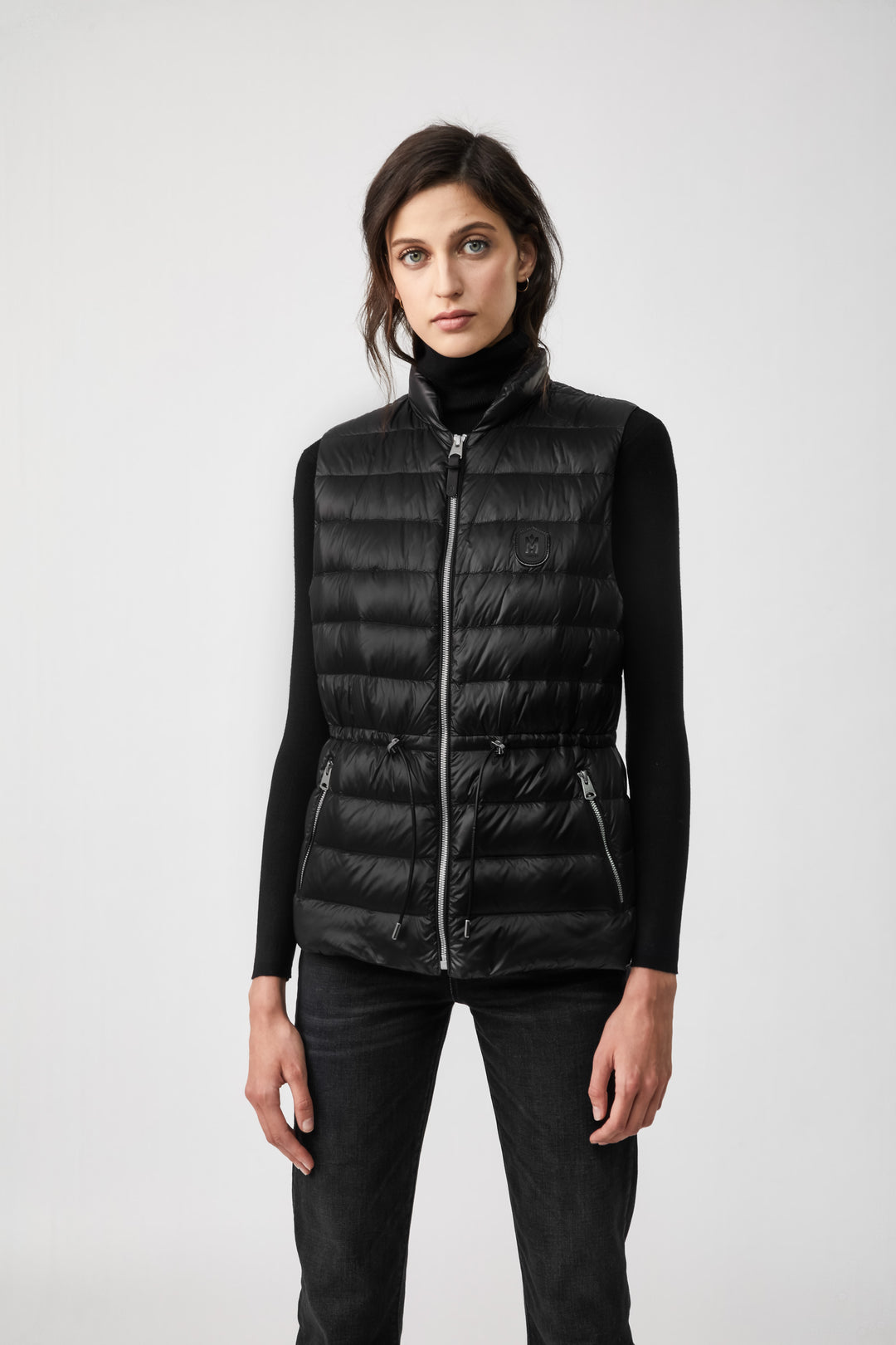 MACKAGE - Izzy Vest in Black
