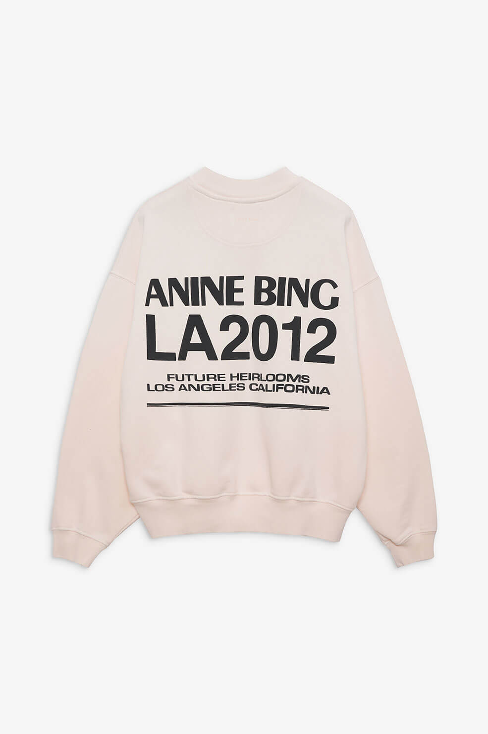 Anine Bing - Jaci Sweatshirt Bing LA in Washed Pink