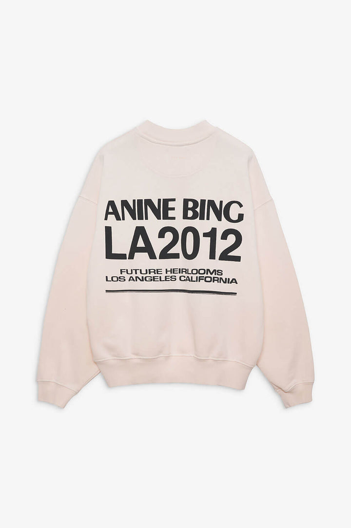 Anine Bing - Jaci Sweatshirt Bing LA in Washed Pink