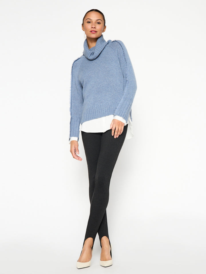 Brochu Walker - Jolie Fringe Layered Looker in Celeste Blue Melange